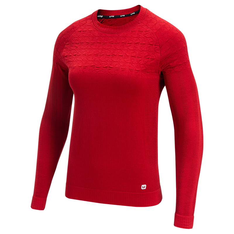 UTO悠途新年礼盒 成人款运动T恤圆领长袖吸湿排汗保暖透气 - 图3