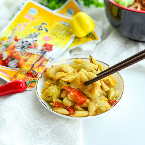 钦宝牌钦州黄瓜皮50g*10袋可选广西脆皇瓜脆王咸菜即食下饭粥菜 - 图1