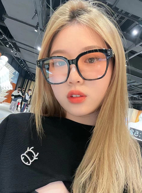 方形时尚男女日落色眼镜