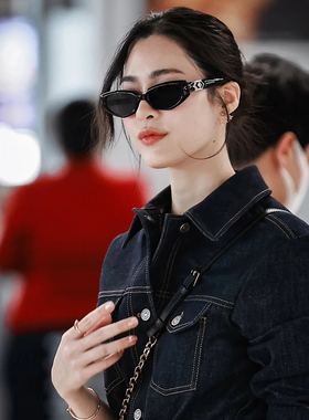 复古猫眼GM墨镜女ins欧美风