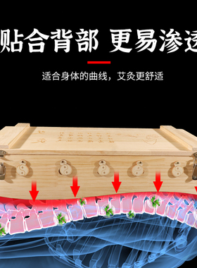无烟艾柱专用督脉灸木制全身通用