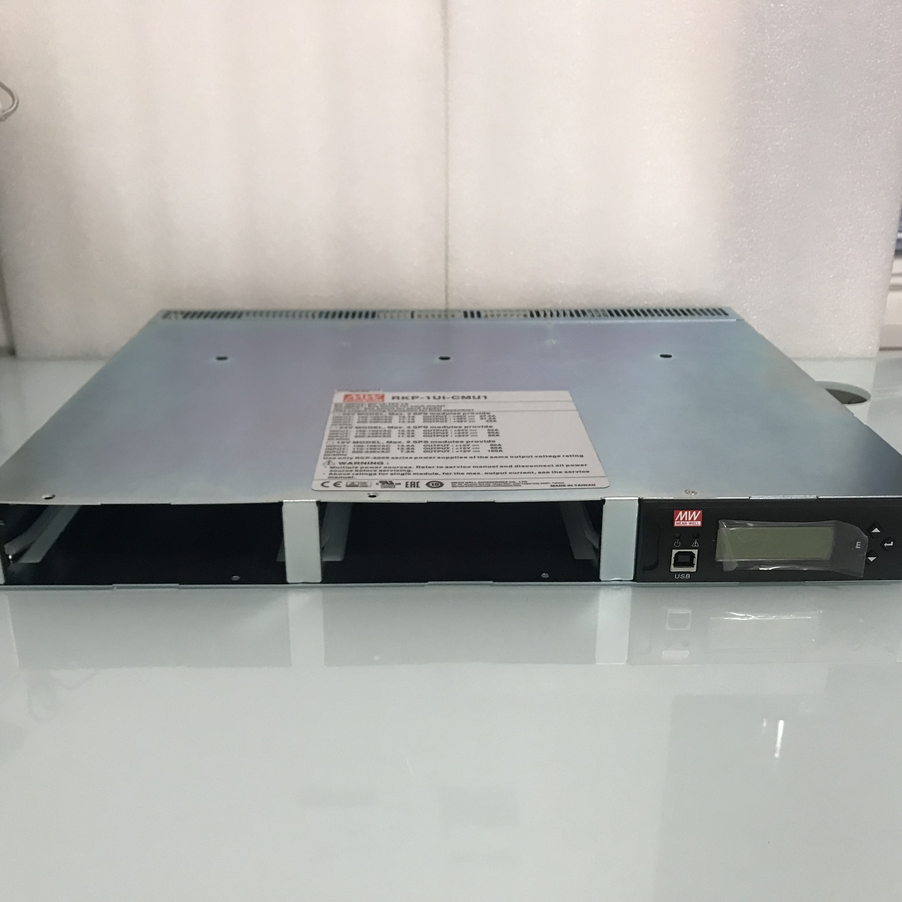 明纬1U机架模组电源系统 RKP-CMU1 RKP-1UI-CMU1原装全新正品模块 - 图0