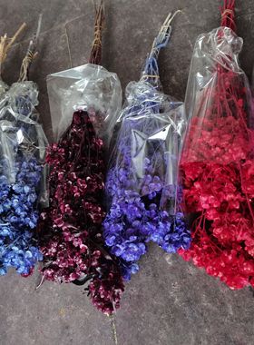 永生花蝴蝶片保鲜花白色婚礼花艺