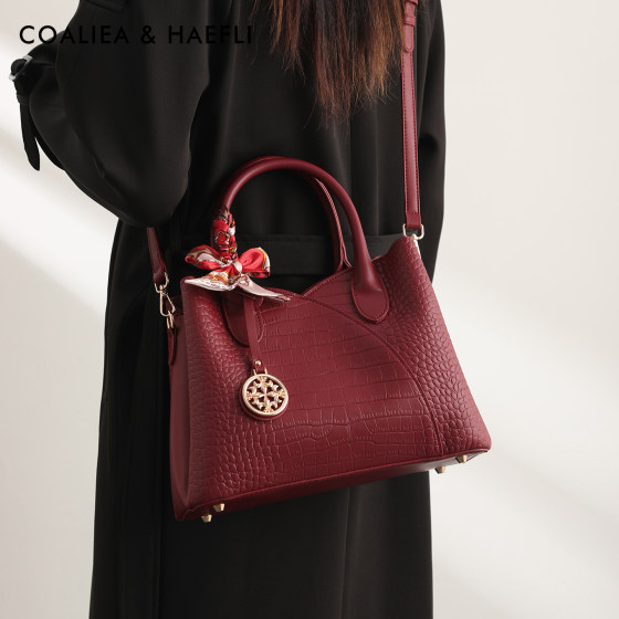 Official website COALIEA&HAEFLI crocodile pattern handbag