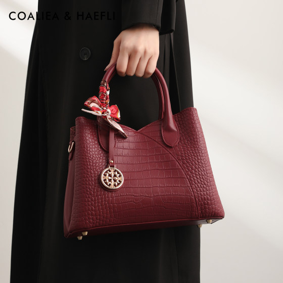 Official website COALIEA&HAEFLI crocodile pattern handbag