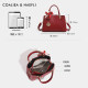 Hong Kong brand red mom bag wedding handbag