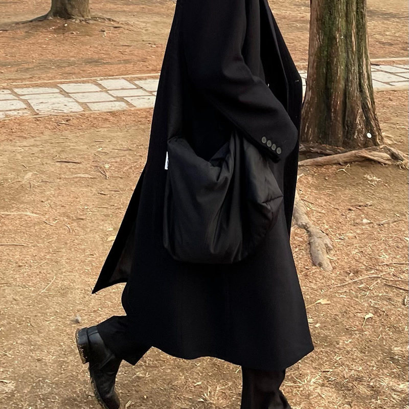 秋冬男款毛呢大衣男长款过膝宽松双排扣韩版呢子风衣外套冬季加厚,淘宝优惠券,粉丝福利购,淘宝优惠卷