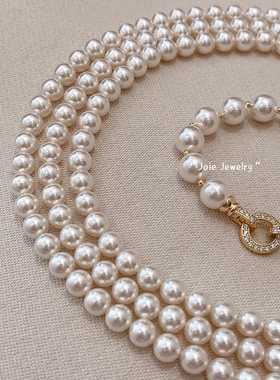 正圆大珍珠手链珍珠日韩
