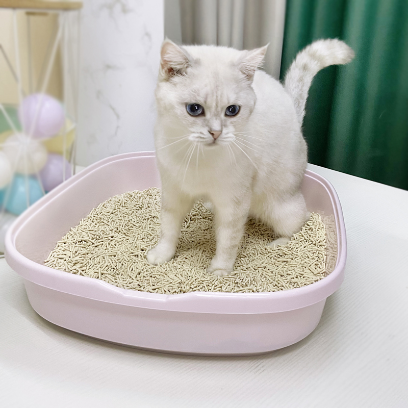 Lovecat猫砂豆腐砂绿茶原味猫沙结团爱宠爱猫6包15kg整箱豆腐猫砂 - 图2