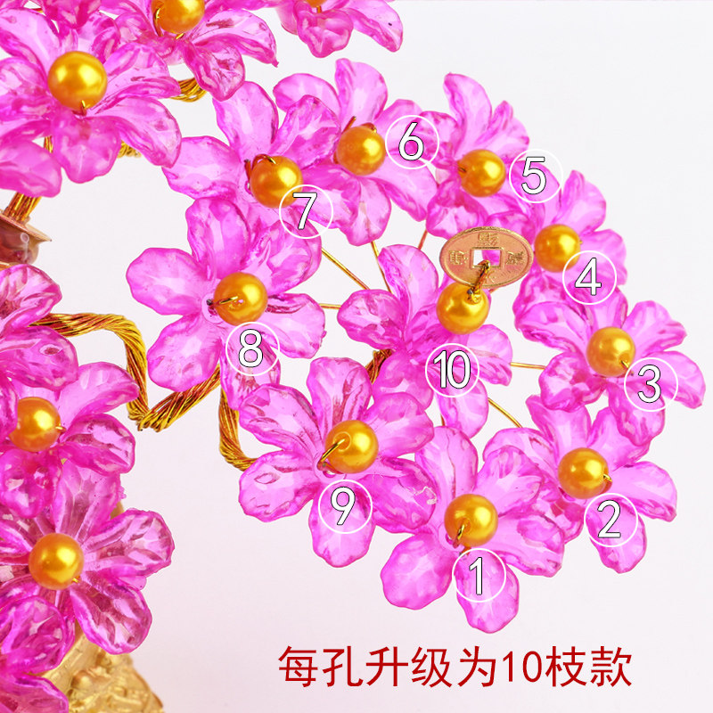 手工串珠发财树材料包制作摆件招财龙工艺品diy编织成人树脂 配件,淘宝优惠券,粉丝福利购,淘宝优惠卷