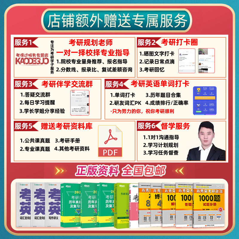 2025考研专业课一对一网课1对1辅导英语政治数学研究生督学25课程 - 图3