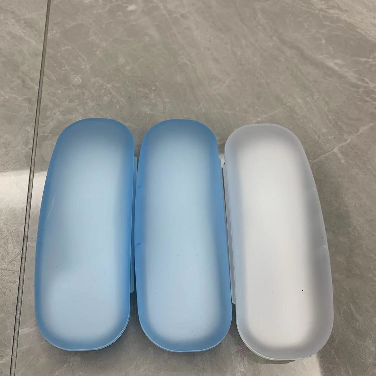 拍1发3近视塑料眼镜盒简约便携带老花镜收纳盒抗压防摔半透明代发,淘宝优惠券,粉丝福利购,淘宝优惠卷