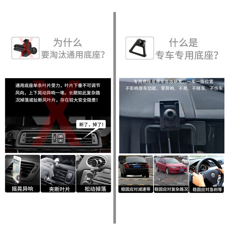 用于沃尔沃s60 s90 v90 xc60 cx90 XC40车载支架底座配件专用23款 - 图1