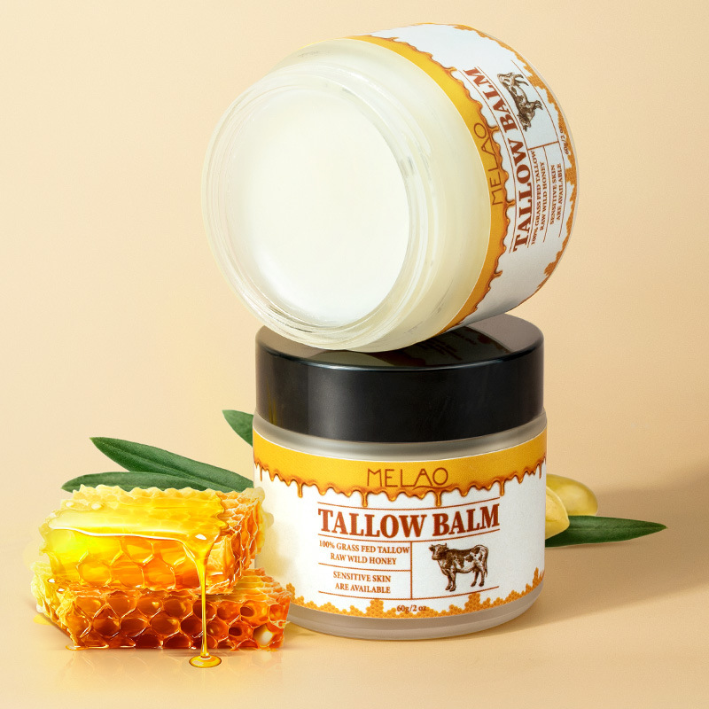 Tallow Balm body cream sensitive skin face honey蜂蜜牛脂膏乳-图2