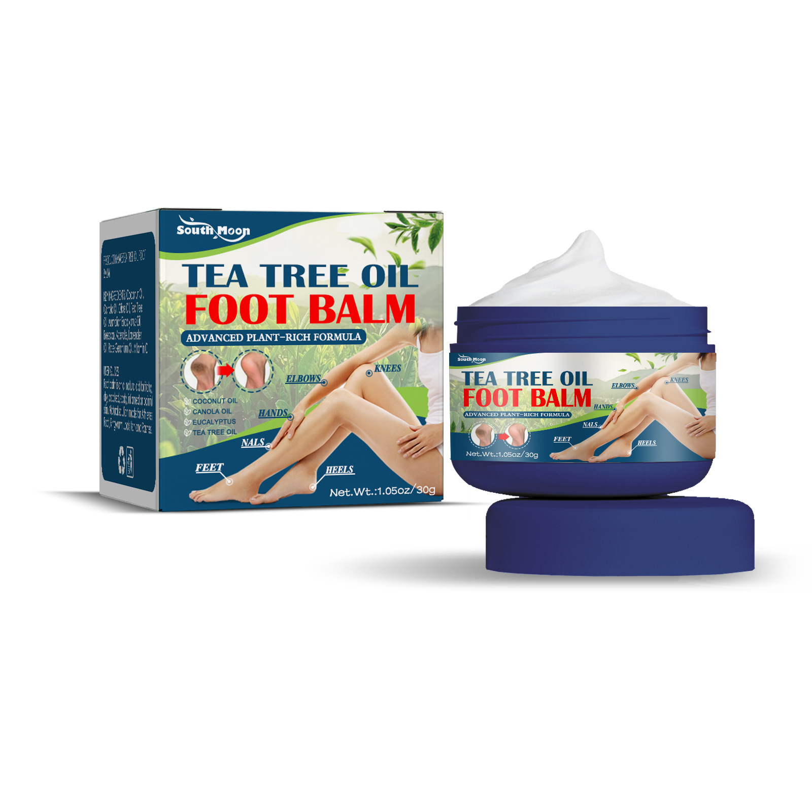 Tea Tree Oil Foot Hand Balm Rough Dry Cracked Chapped尿素霜 - 图3