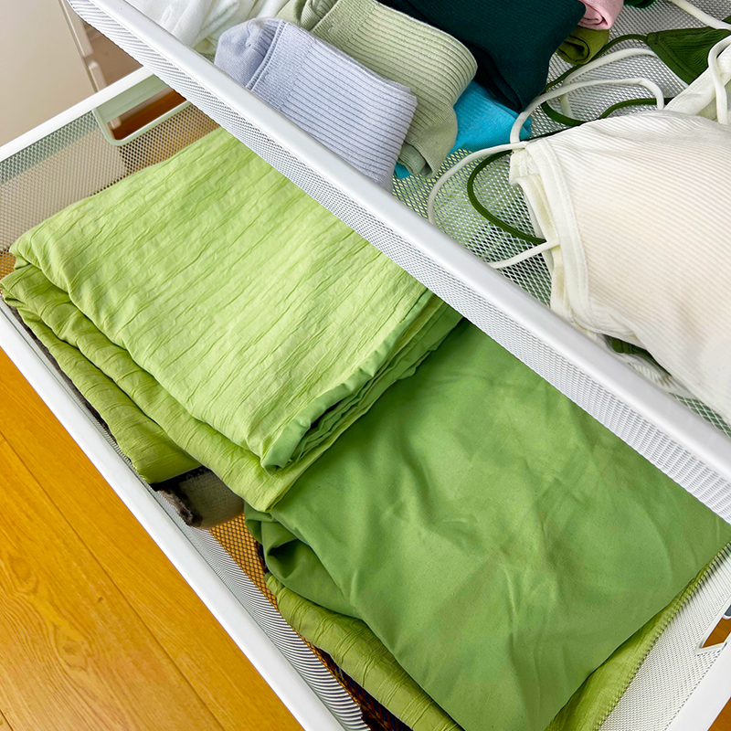 【三个房间】高品质金属衣柜拉篮衣帽间抽拉网篮-精密轴承滚轮,淘宝优惠券,粉丝福利购,淘宝优惠卷