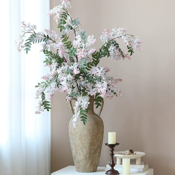 Xiaohongshu hot search soft decoration high-end retro earthenware pot