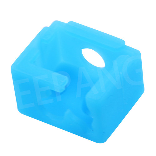 启庞3D打印机配件E3D-V6加热块铝块硅胶套耐280度高温蓝色保护套 - 图3
