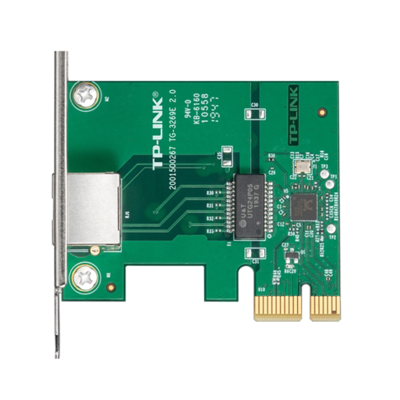 TP-LINK TG-3269E 全千兆有线PCI-E网卡台式机RJ45网络接口转换器10/100/1000Mbps自适应PCI Express接口内置 - 图3