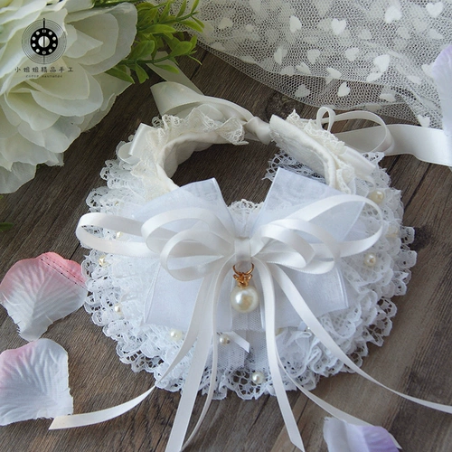 Кружевной шарф с бантиком, нагрудник, в корейском стиле