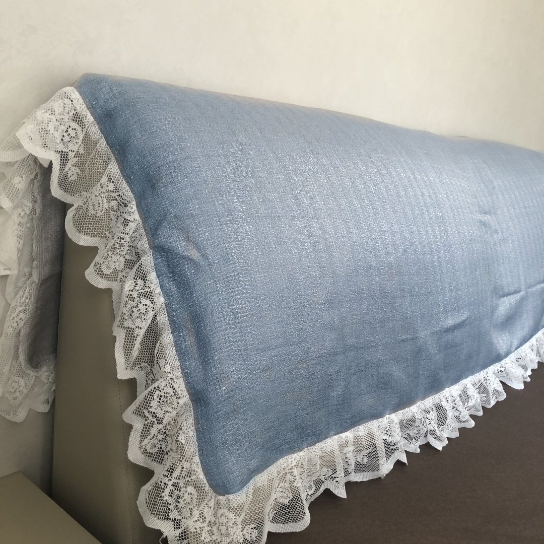 蕾丝边床头罩布艺盖巾简约款盖布防尘保护罩通用型可盖沙发,淘宝优惠券,粉丝福利购,淘宝优惠卷