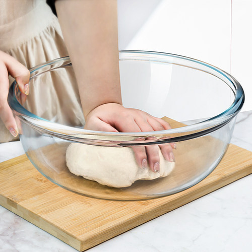 玻璃碗耐高温家用微波炉加热专用器皿食品级烘焙和面盆蒸煮蛋羹碗 - 图2