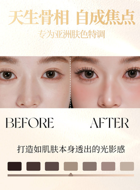 VEECCI/唯资调色师限定高光修容盘四色提亮一体综合盘哑光面部女