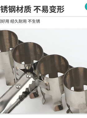 便携手持无烟艾灸夹子支架粗夹具