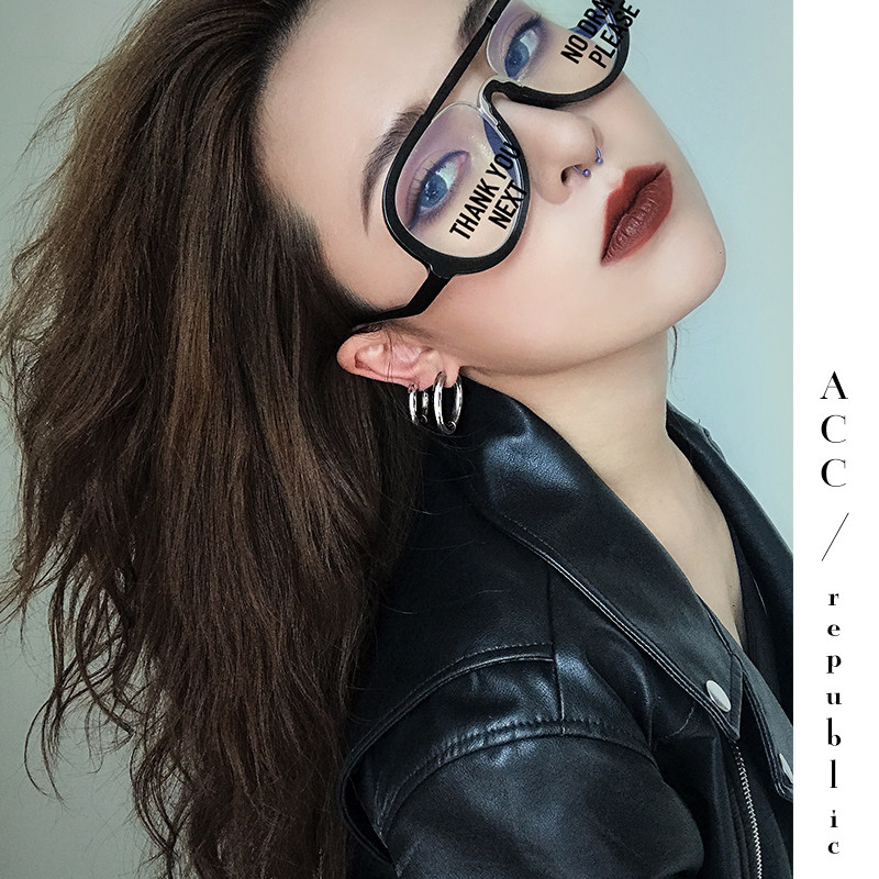 欧美ins小圆圈耳环2025年新款潮个性圆环耳钉简约冷淡高级感耳圈,淘宝优惠券,粉丝福利购,淘宝优惠卷