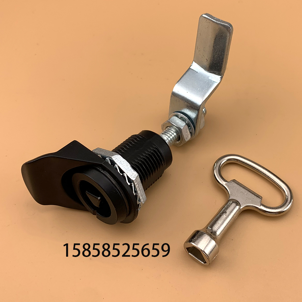 不锈钢伸缩型门锁MS816-2A机柜压缩锁机械配电箱三角锁加长螺杆 - 图1