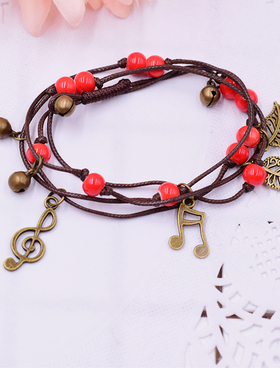 复古音符手链女生创意