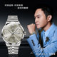 Authentic famous brand men's double calendar mechanical watch waterproof