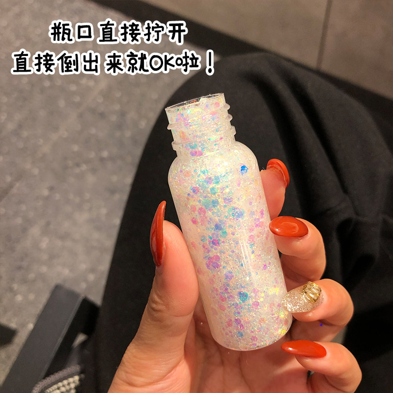 亮片眼影儿童舞台妆亮晶晶闪粉啫喱大亮粉演出彩妆化妆新娘撒头发