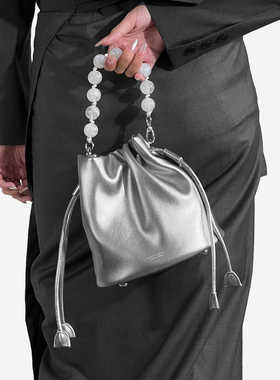 RANU新中式斜挎串珠时尚手提包