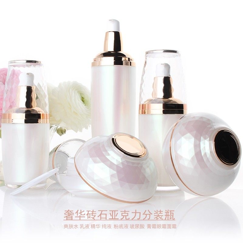 高端护肤瓶HOPECK亚克力护肤品分装套系空乳液精华膏霜面霜喷雾瓶,淘宝优惠券,粉丝福利购,淘宝优惠卷