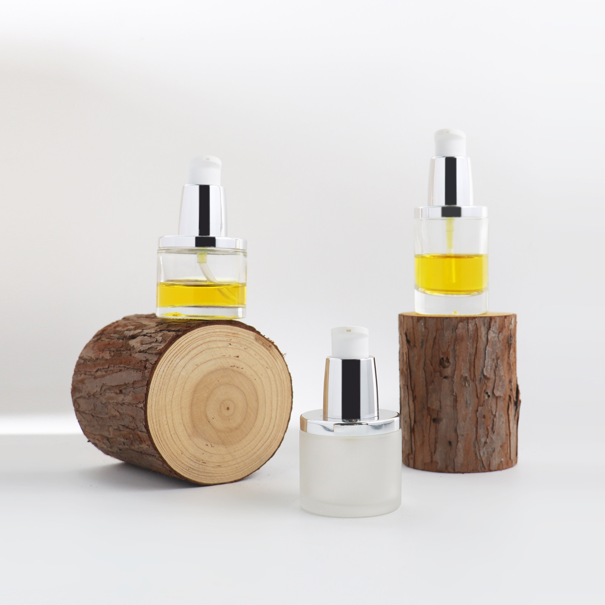 HOPECK旋转即锁按压乳液泵瓶模制玻璃瓶30ml20牙乳液泵粉底液瓶,淘宝优惠券,粉丝福利购,淘宝优惠卷