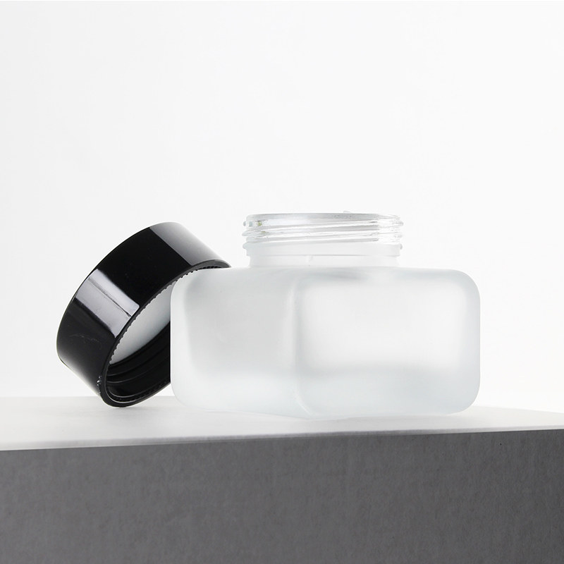 HOPECK黑盖蒙砂模制玻璃瓶面霜精华水膏霜眼霜按压乳液泵粉底液瓶,淘宝优惠券,粉丝福利购,淘宝优惠卷