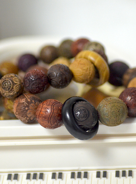 小众男女情侣手链木质12生肖手串