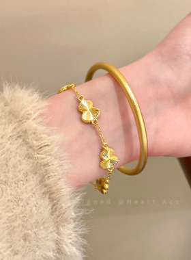 金玉满堂~高颜值镭射葫芦手链女轻奢小众精致手饰气质高级感配饰