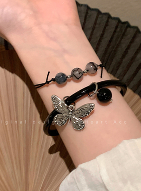 编织绳复古国风气质闺蜜手链潮