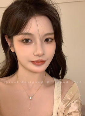 小蛮腰项链女猫眼石冷淡风