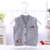 Áo vest bé gái mùa xuân và mùa thu bé trai phiên bản Hàn Quốc của áo vest cotton Quần áo trẻ sơ sinh vest bé gái mùa xuân - Áo ghi lê Áo ghi lê