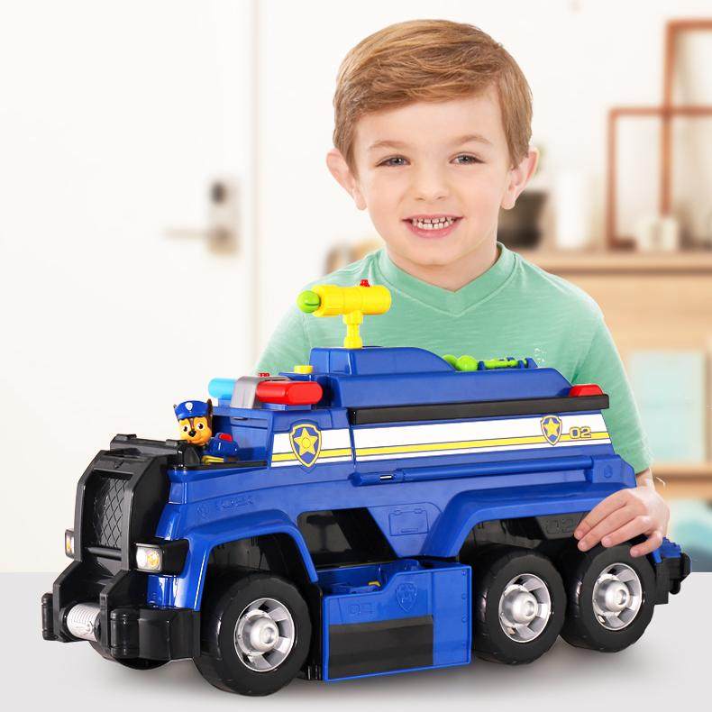 汪汪队立大功阿奇救援车豪华警车5合1玩具声光变形儿童生日礼物,淘宝优惠券,粉丝福利购,淘宝优惠卷