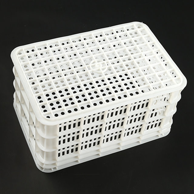 40 catties large plastic frame turnover basket rectangular thickened vegetable fruit box transport egg basket storage basket