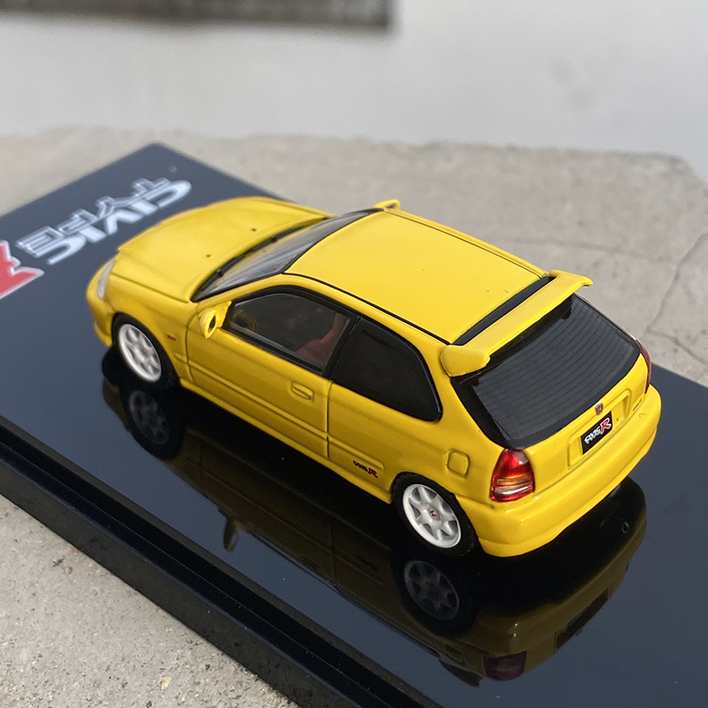 1/64 Hobby Japan本田Civic Type R EK9合金车模收藏高端摆件-图1