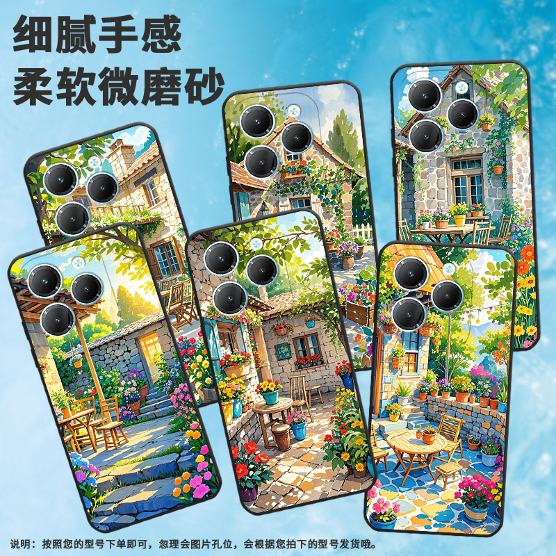 适用传音InfinixHot40手机壳TecnoPova3保护套Smart8防摔桌子摆放Pova6Pro耐磨LF7n高级X6836全包边软壳 - 图0