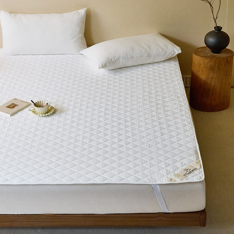 里外纯棉床护垫全棉隔脏夹棉保护垫透气防滑薄床褥棉花,淘宝优惠券,粉丝福利购,淘宝优惠卷