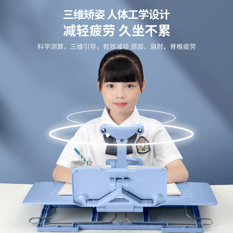 猫太子儿童坐姿矫正器小学生预防驼背低头近视作业写字纠正器神器-图2