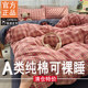 Class A pure cotton double-layer yarn pure cotton four-piece set 2026 new bed sheet quilt cover bed sheet quilt cover bed three-piece set