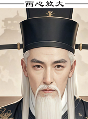 胡三太爷胡三太奶挂画招财九尾狐